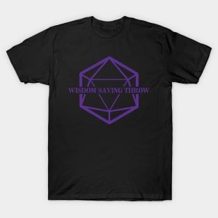 Wisdom Saving Throw T-Shirt